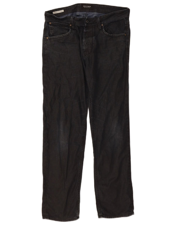 Jack & Jones Masculino Mike Comfort Fit Jeans Reto W32 L29 Preto