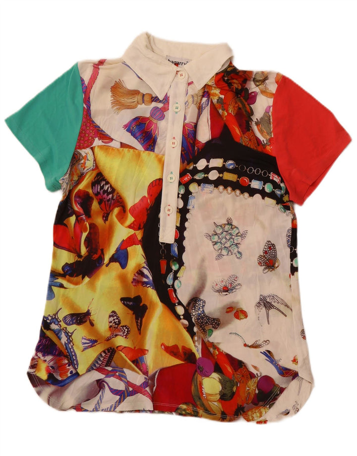 Blusa feminina BAGARRY pulôver UK 12 patchwork multicolorido médio