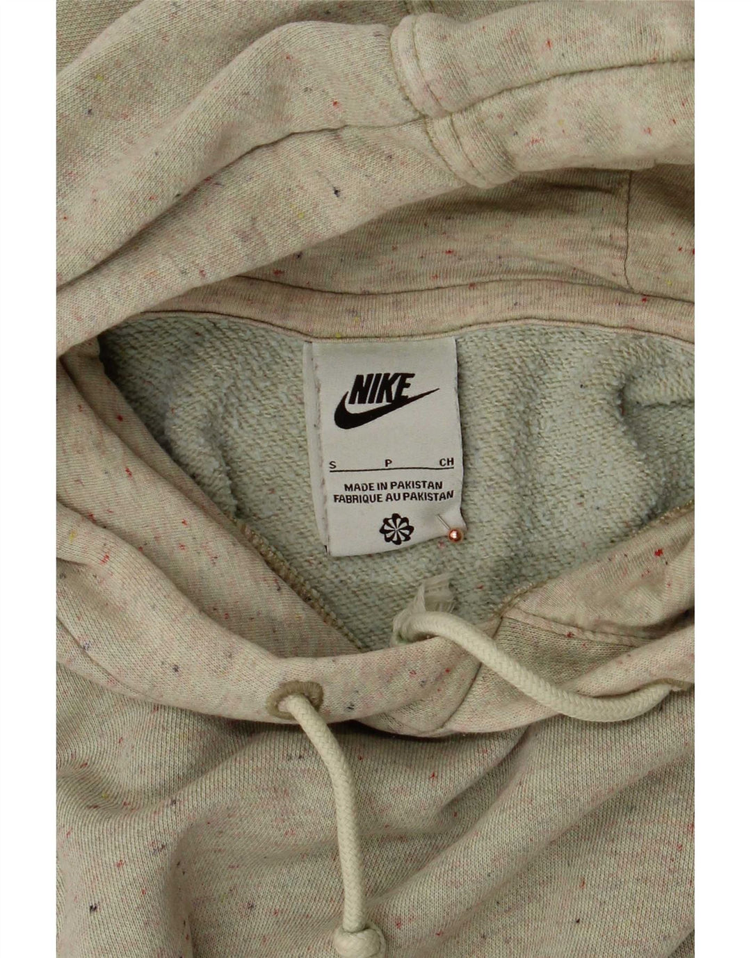 Jumper com capuz masculino Nike pequeno algodão manchado verde