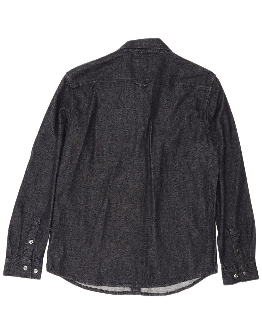 Camisa jeans masculina Zara grande algodão azul marinho