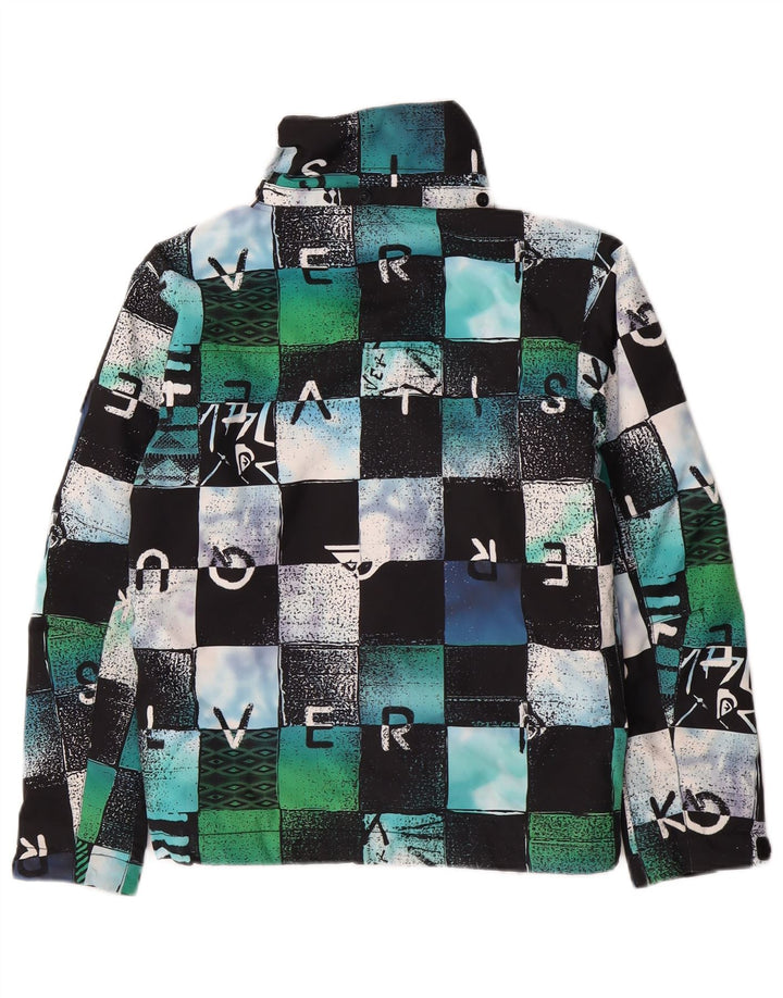 Jaqueta corta-vento gráfica Quiksilver Boys 9-10 anos médio multicolorido