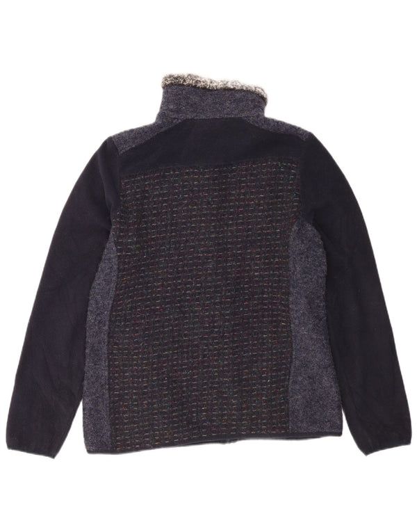Jaqueta de lã feminina CMP UK 18 XL azul marinho poliéster colorblock