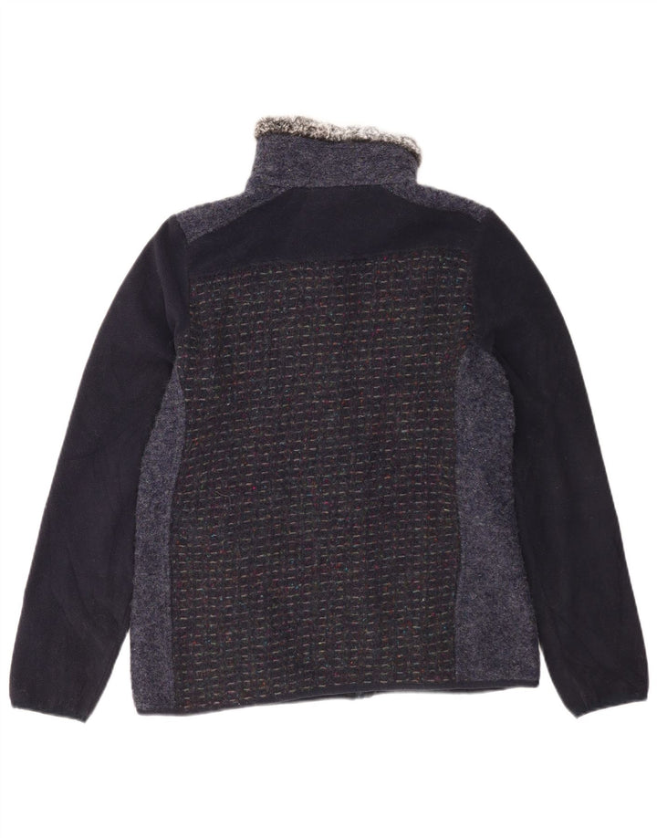 Jaqueta de lã feminina CMP UK 18 XL azul marinho poliéster colorblock