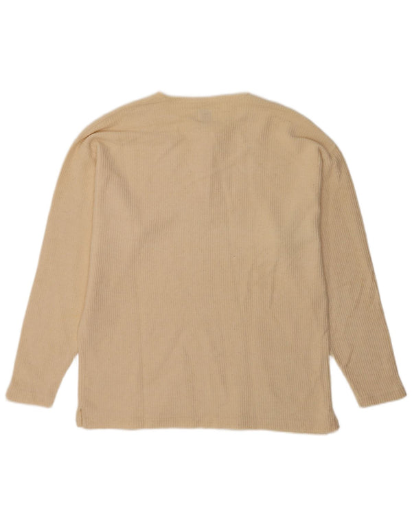 Top masculino Levi's manga comprida grande algodão bege