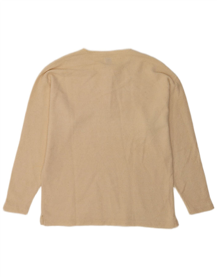 Top masculino Levi's manga comprida grande algodão bege