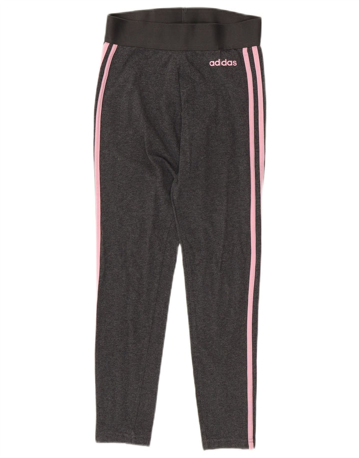 Leggings ADIDAS Femininas UK 4/6 XS Cinza Algodão
