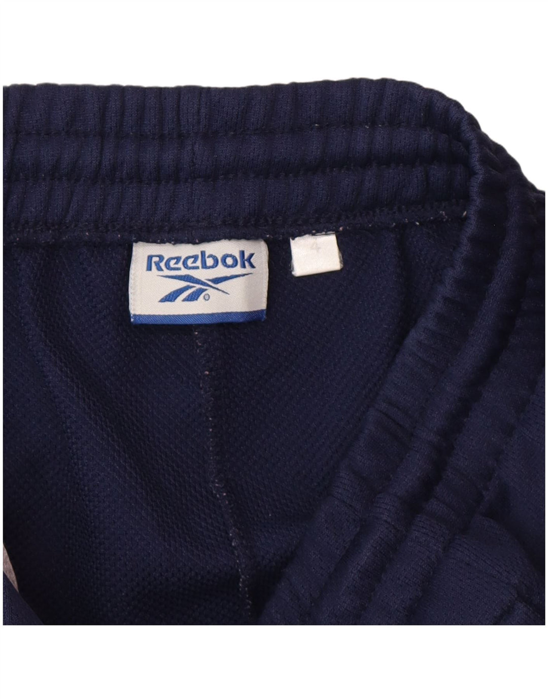 Calça de treino masculina Reebok Graphic grande poliéster azul marinho