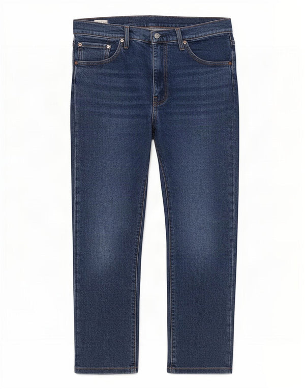 Levi's Masculino 512 Crop Tapered Slim Jeans W33 L26 Azul Algodão