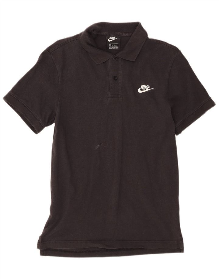 Camisa polo masculina NIKE XS preta de algodão