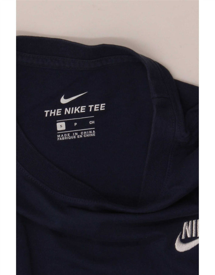 Nike Mens Camiseta Top Pequeno Azul Marinho