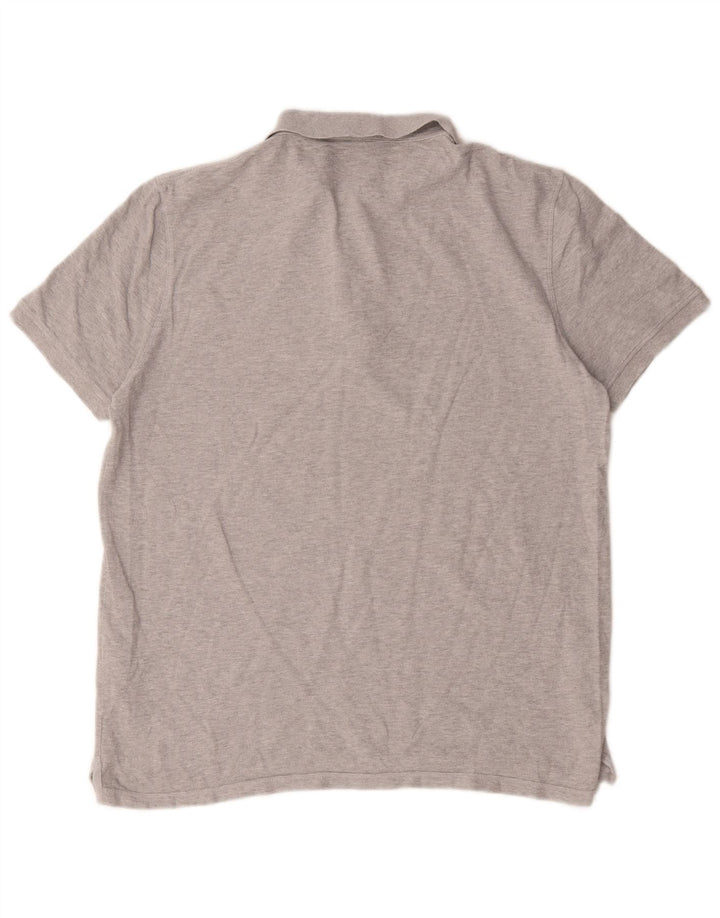 Camisa polo masculina All Saints 2XL algodão cinza