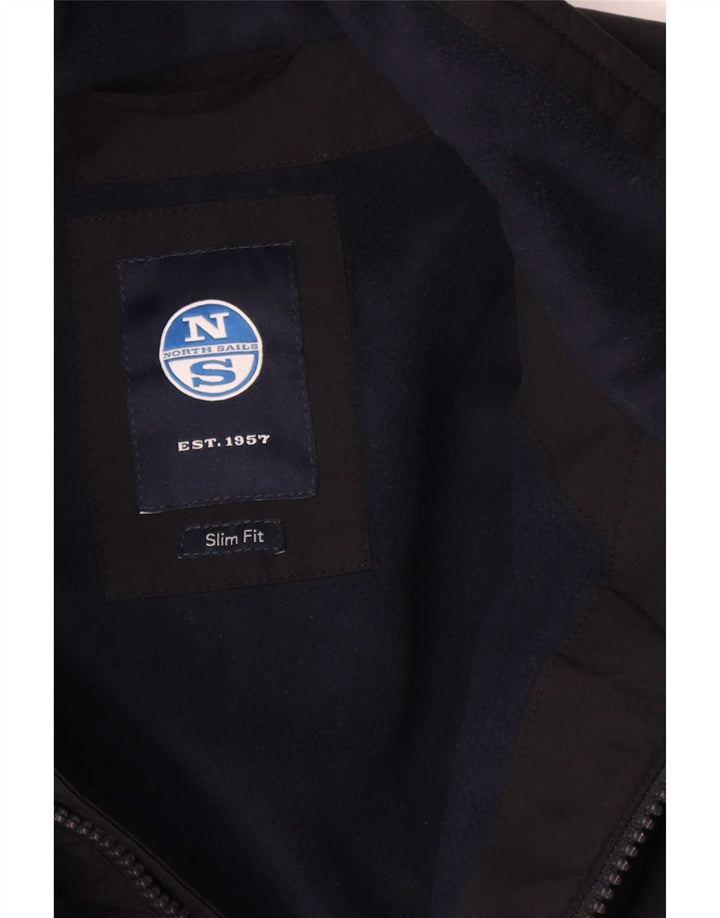 Jaqueta bomber masculina North Sails Slim Fit UK 38 médio azul marinho poliamida