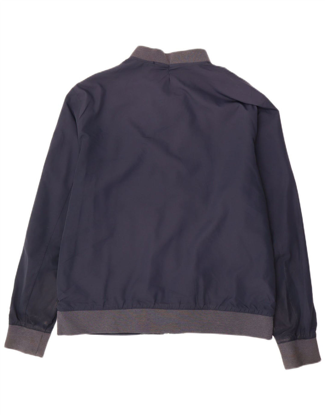 Jaqueta bomber masculina Marks & Spencer Reino Unido 40 grande poliéster azul marinho