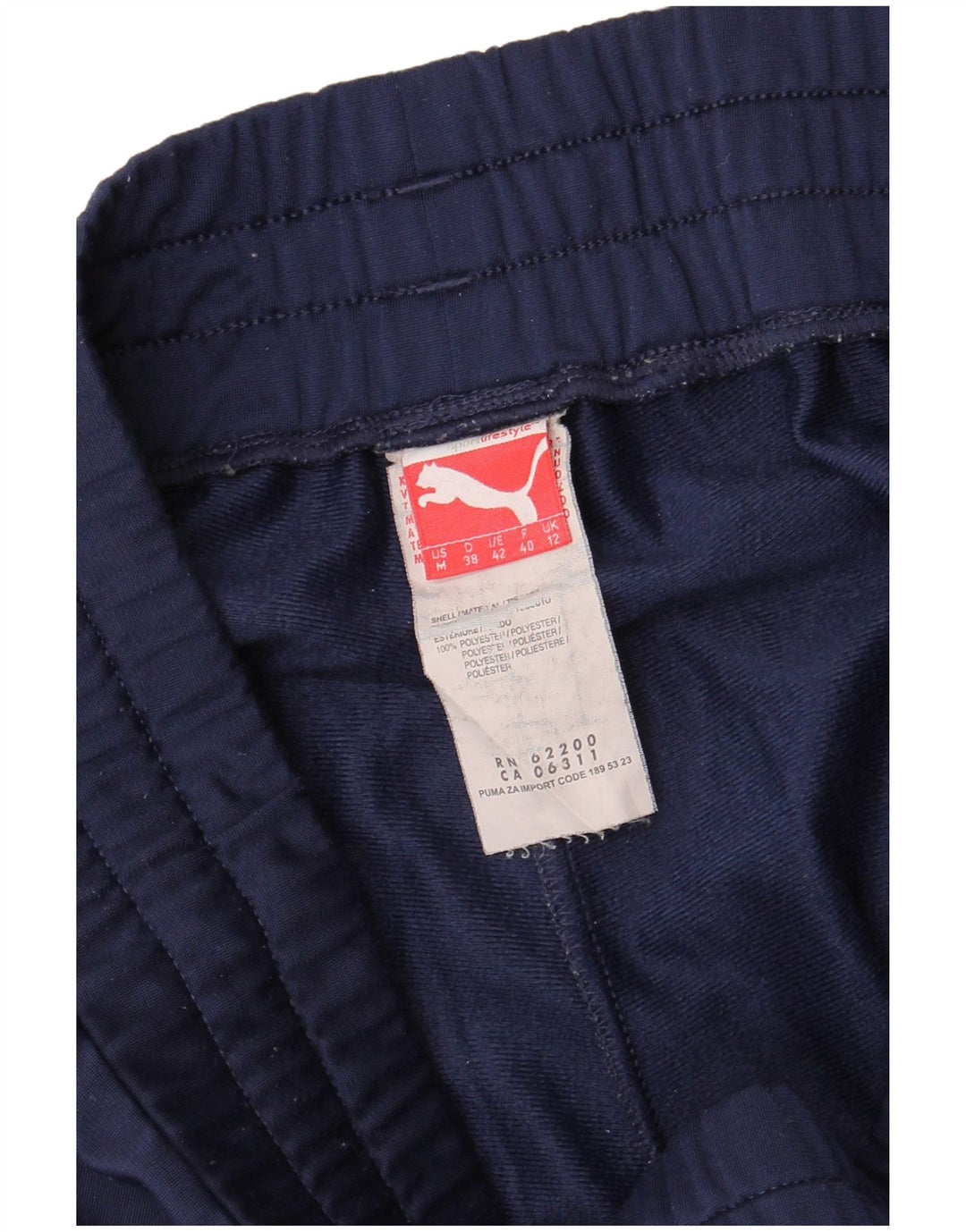 Calça de treino feminina PUMA Joggers UK 12 médio azul marinho poliéster