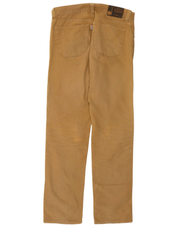 Jeans retos masculinos Jeckerson W36 L33 algodão bege