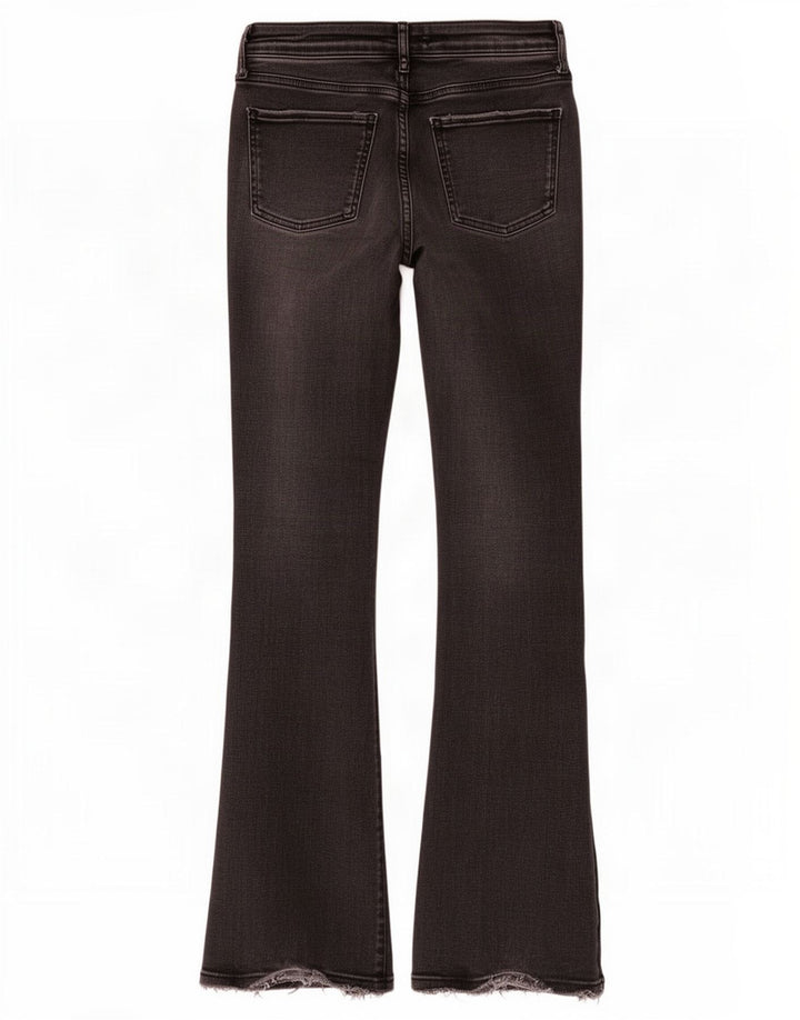 Zara Jeans feminino queimado EU 38 pequeno W28 L31 preto