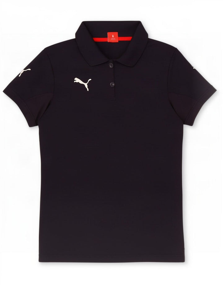 Camisa polo feminina Puma UK 12 poliéster azul marinho médio