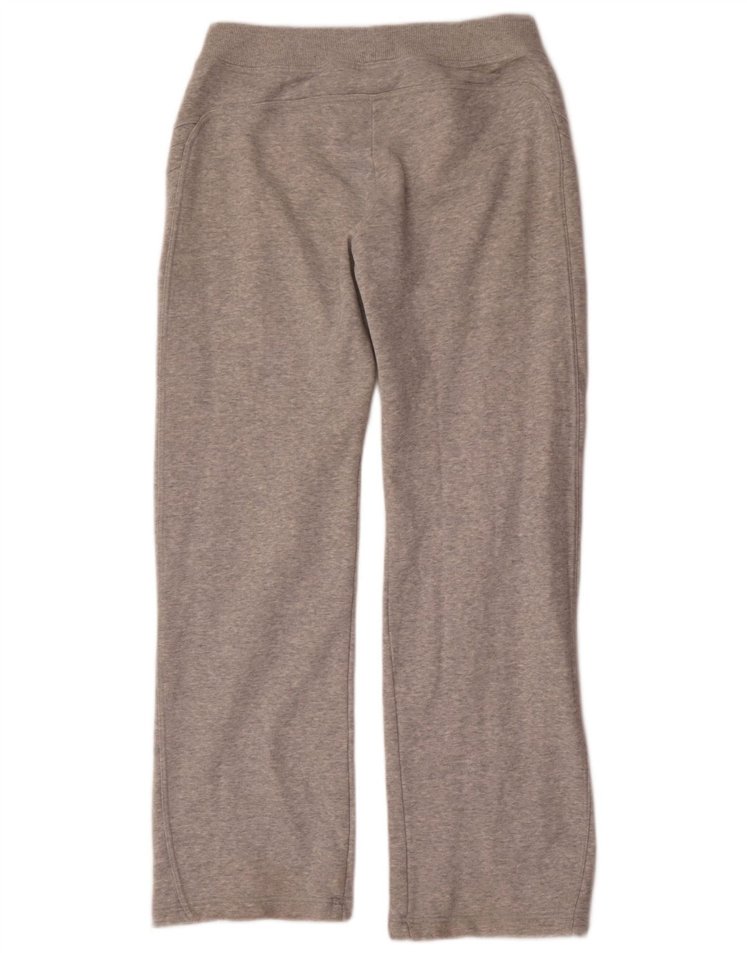 Calça de treino feminina Nike US 8/10 cinza médio manchado de algodão