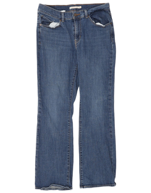Calça Jeans Levi's Feminina Classic Bootcut US 10 Grande W30 L30 Azul Algodão