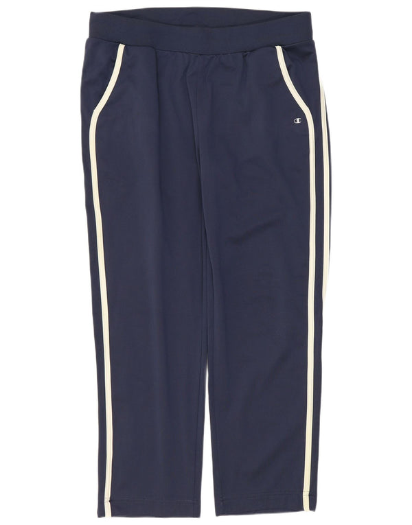 Calça de treino feminina Champion Heritage Fit UK 18 XL azul marinho