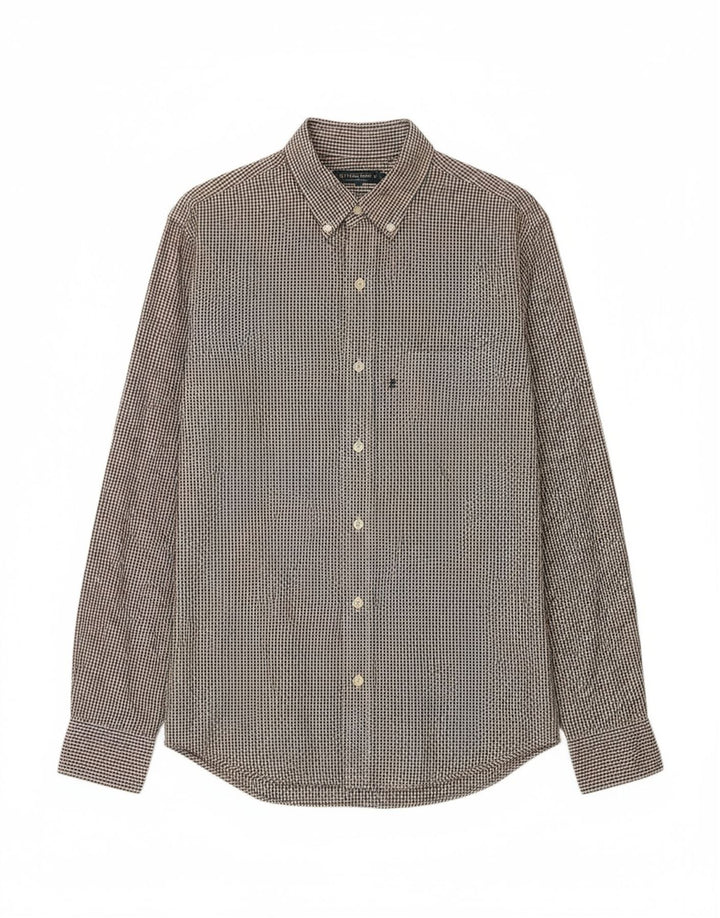 Camisa masculina RALPH LAUREN pequena Borgonha Gingham