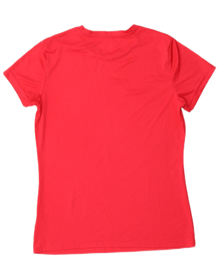 Camiseta feminina Reebok Graphic UK 14 grande poliéster rosa