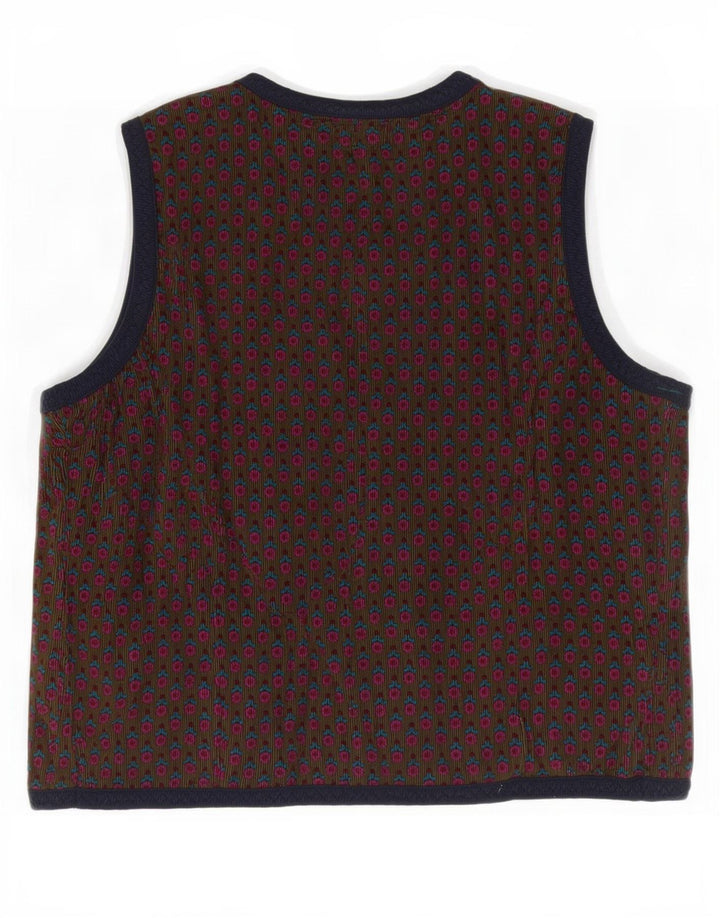 Colete feminino Best Company UK 14 médio floral multicolorido
