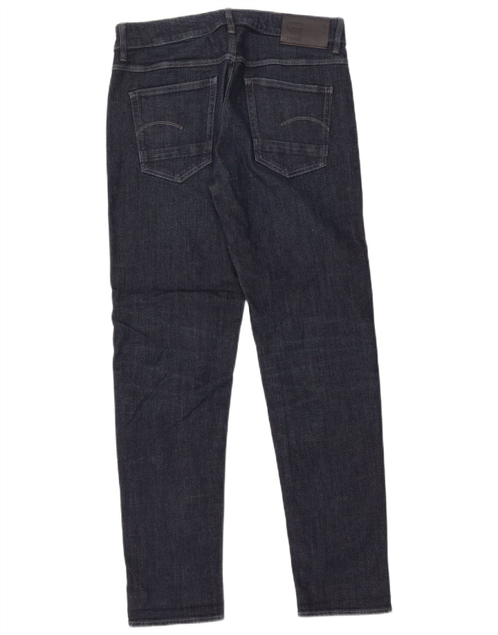 Jeans slim feminino G-Star W28 L31 algodão azul marinho