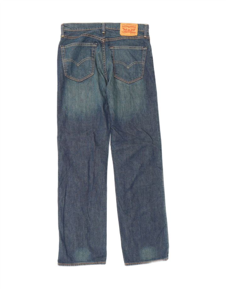 Calça jeans masculina Levi's 751 Straight W32 L32 azul marinho algodão