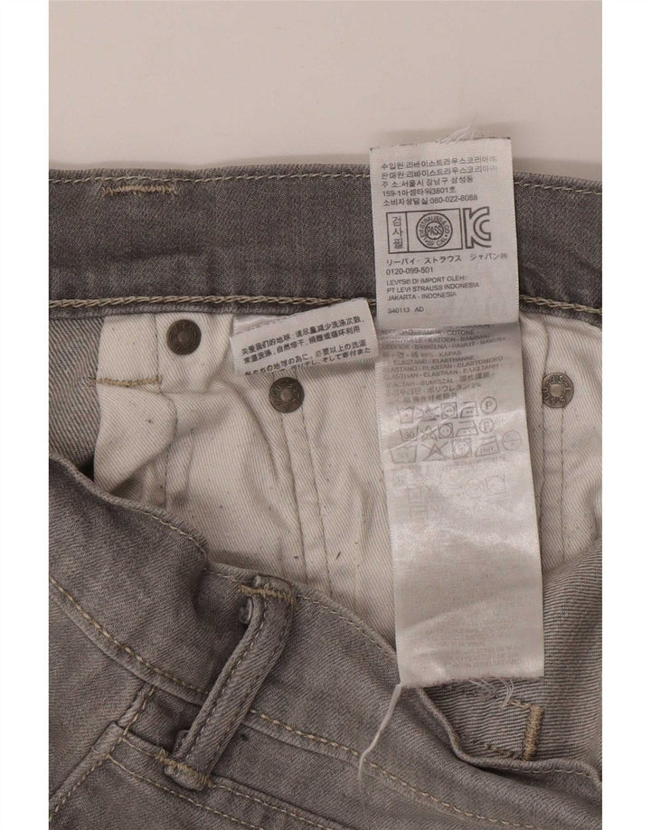 Calça Jeans Levis 511 Slim Masculina W32 L32 Cinza Algodão