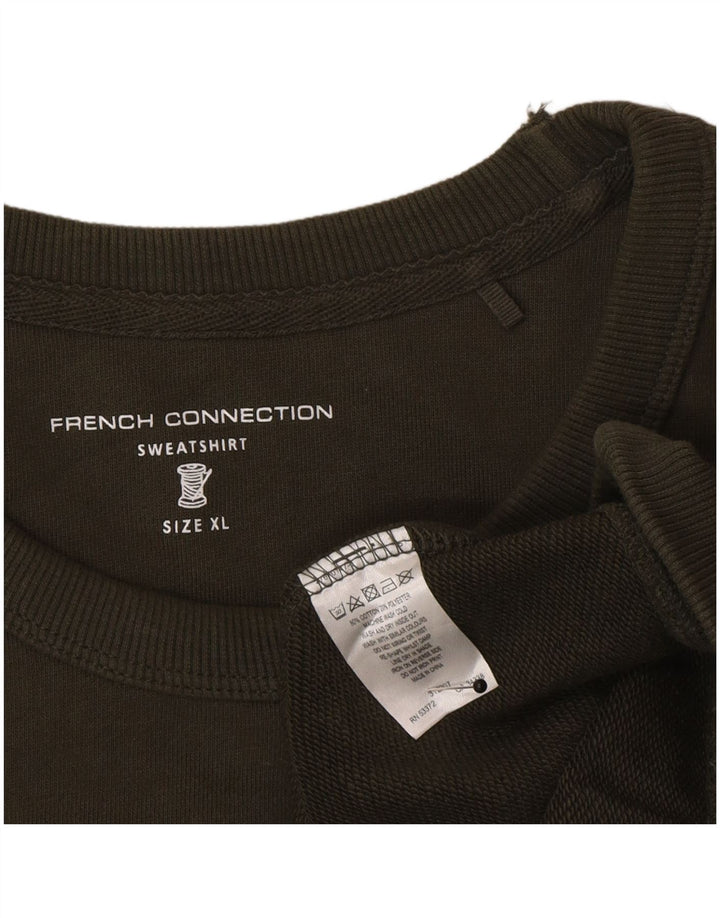 Moletom masculino French Connection Jumper XL algodão cáqui
