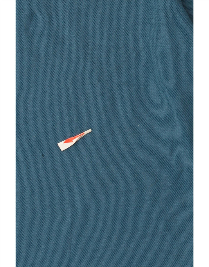 Camisa polo masculina Lotto grande bloco colorido azul