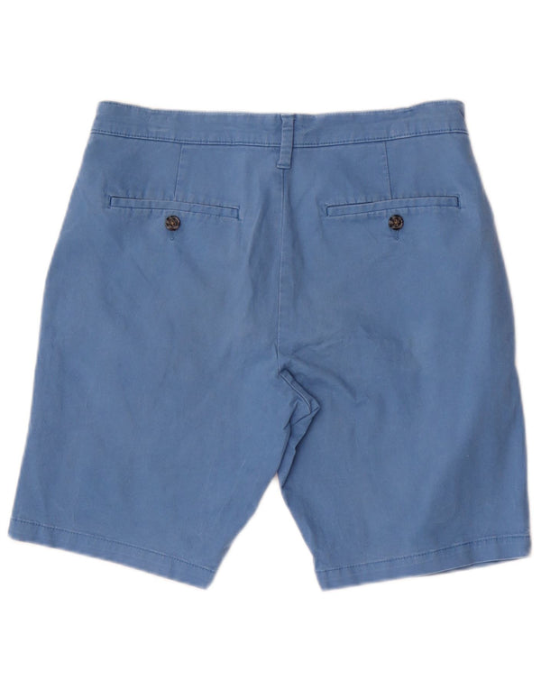 Shorts chino masculino Marks & Spencer W30 algodão azul médio