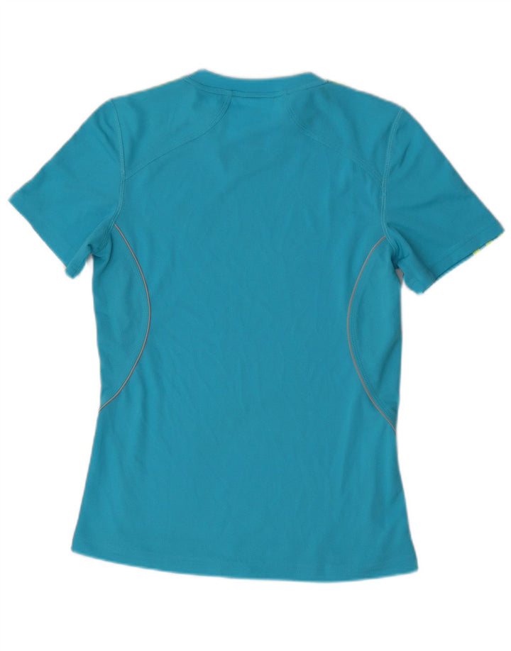 Camiseta Feminina Adidas Top UK 10 Pequena Azul Poliéster