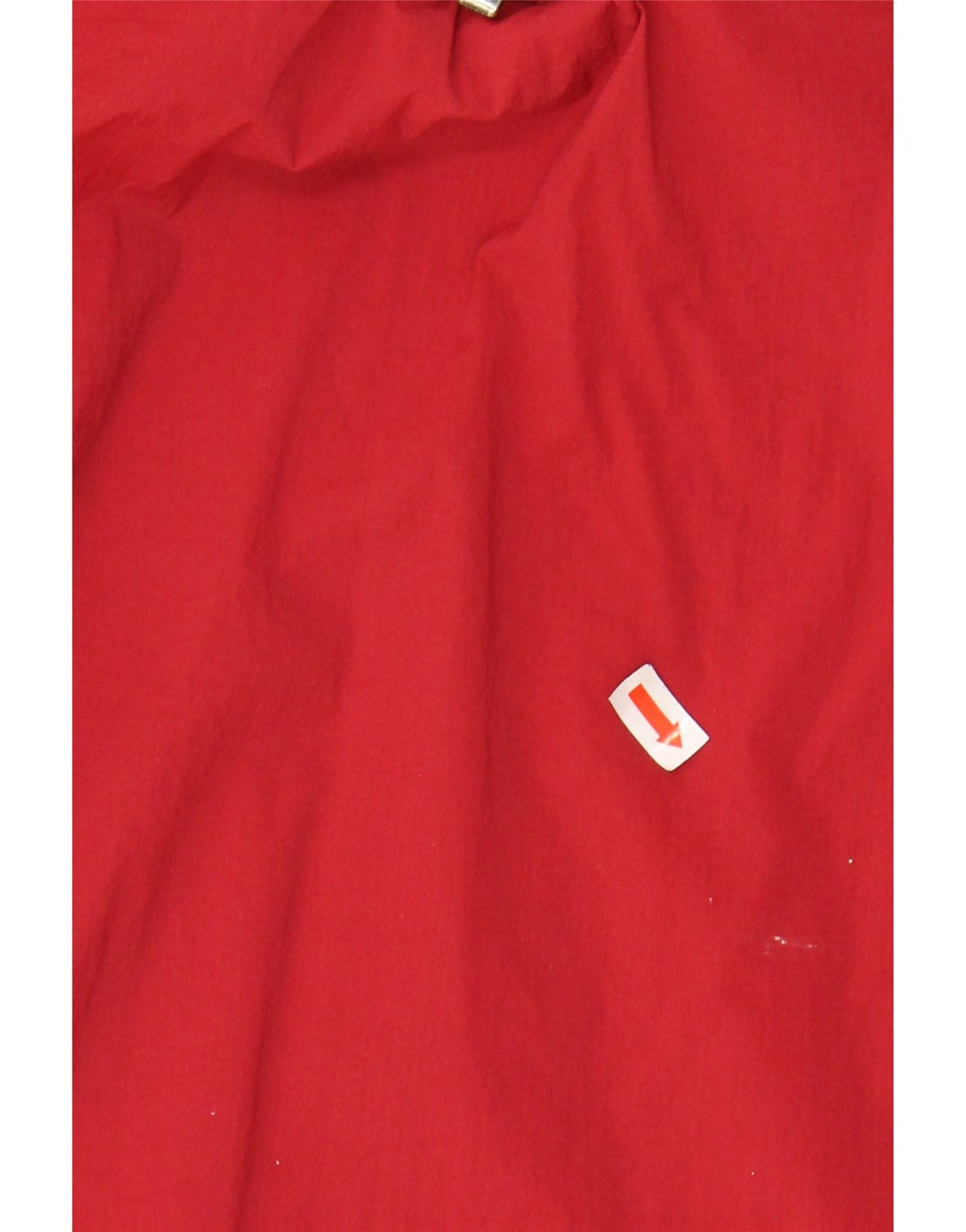 ADIDAS Boys Graphic Zip Neck Pullover Treino Top 13-14 Anos Vermelho
