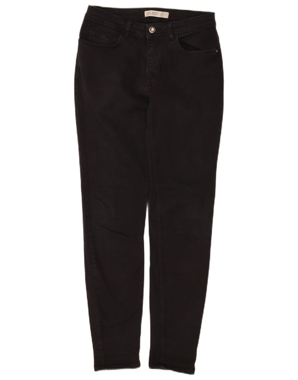 ZARA Jeans Skinny Feminino EU 38 Pequeno W28 L28 Preto