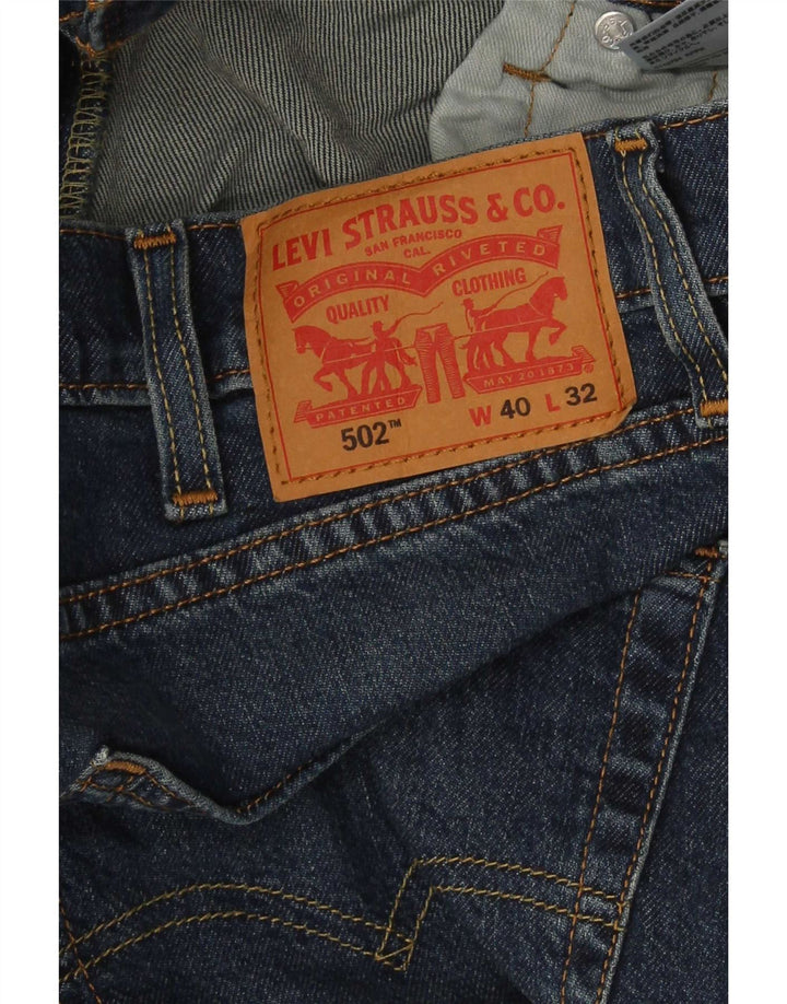 Jeans Levis 502 Tapered Masculino W40 L32 Azul
