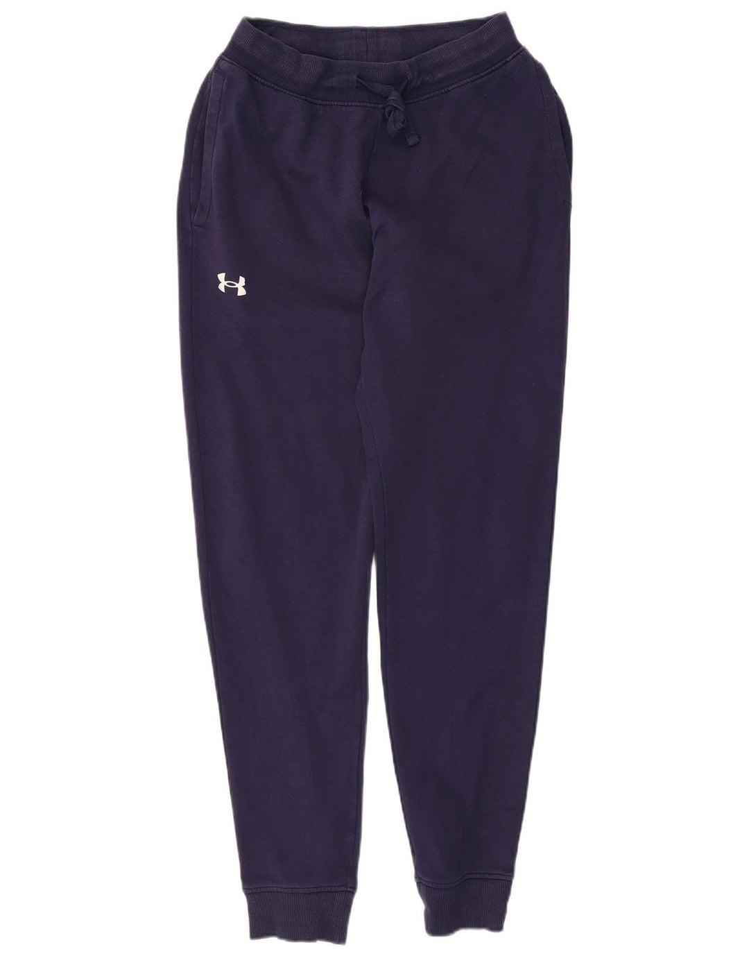 Calça de treino feminina Under Armour Joggers UK 12 médio azul marinho