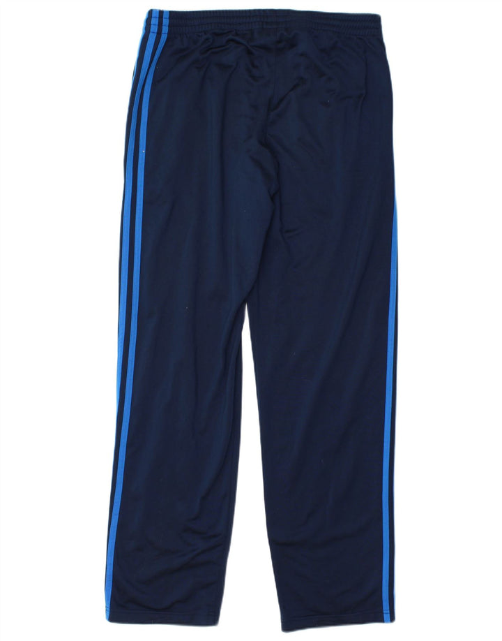 Calça de treino masculina Adidas médio azul marinho poliéster