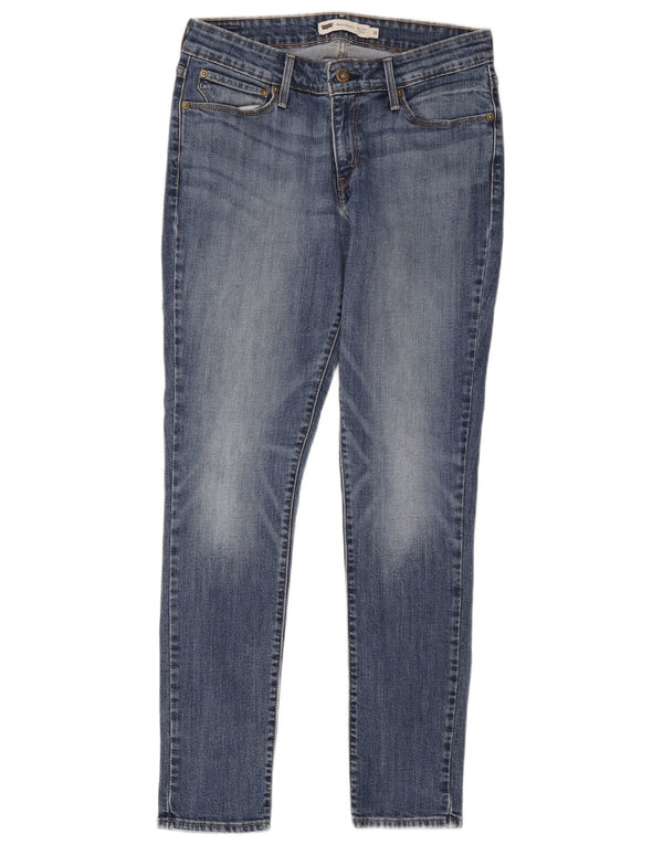 Levi's Womens Demi Curve Mid Rise Skinny Jeans W30 L32 Blue