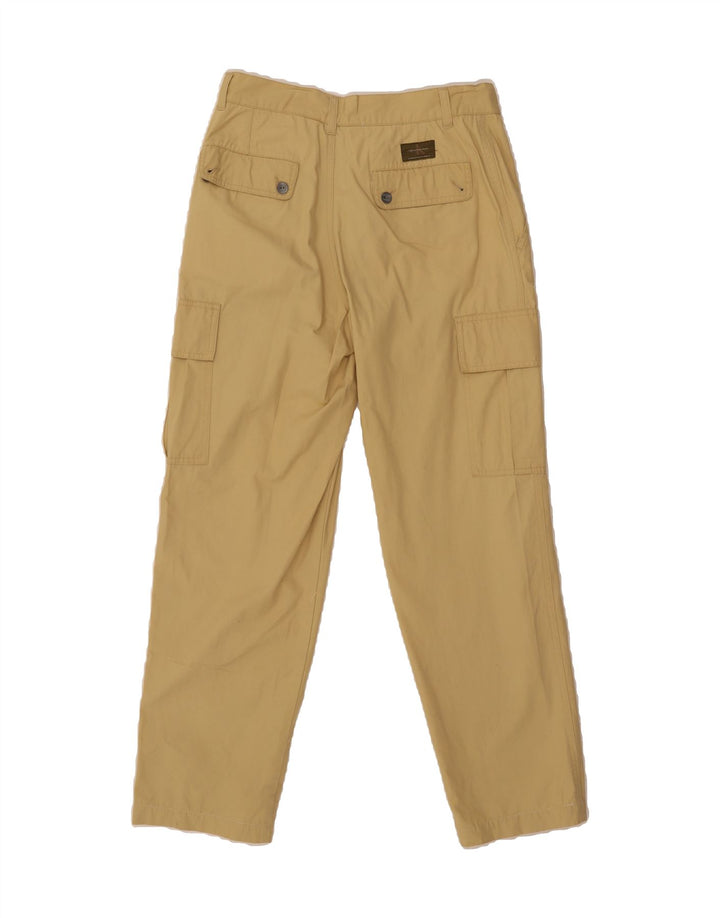 CALVIN KLEIN Mens Straight Cargo Trousers W30 L28 Beige Cotton Vintage Calvin Klein and Second-Hand Calvin Klein from Messina Hembry 