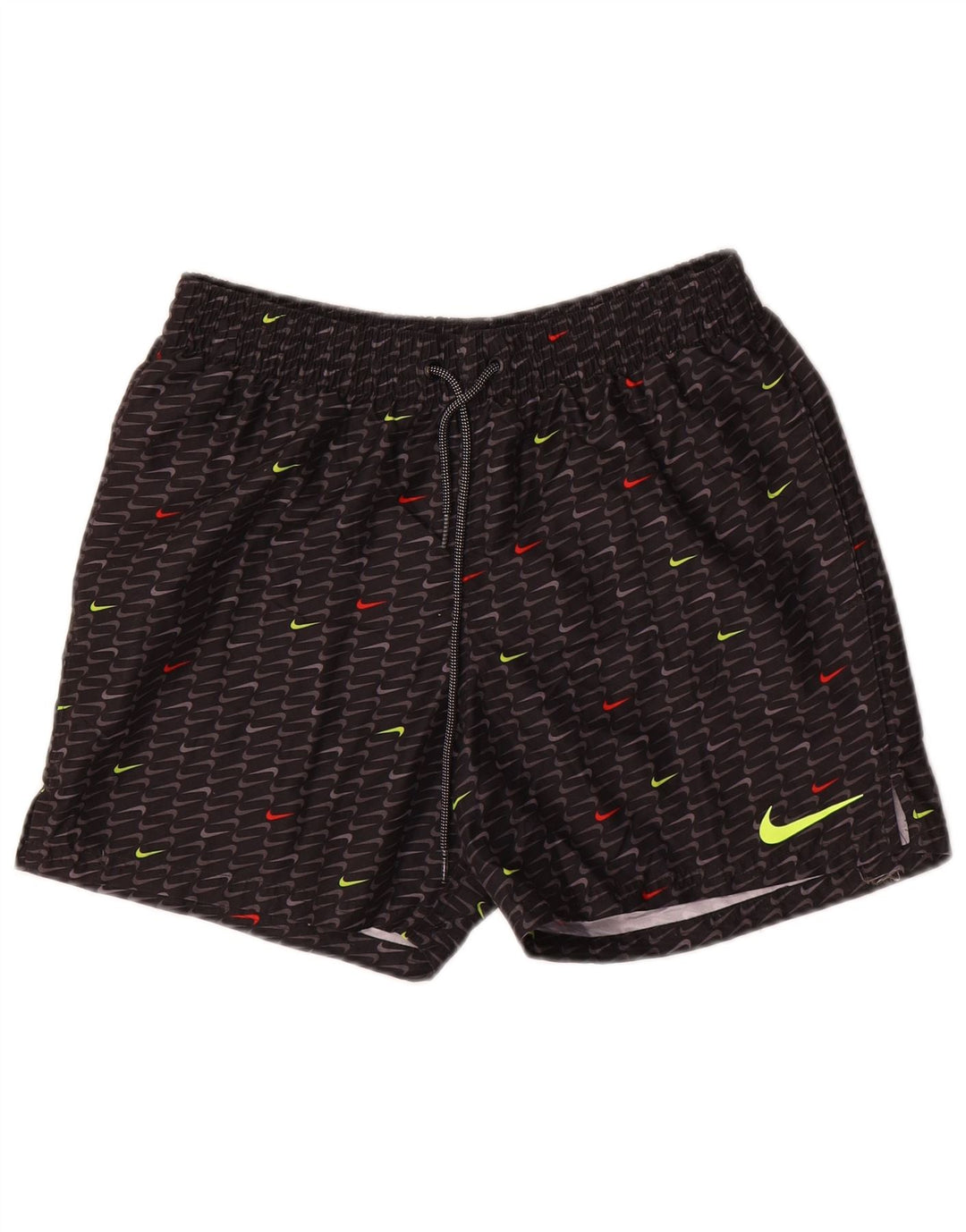 Shorts esportivos gráficos masculinos Nike pequenos poliéster preto