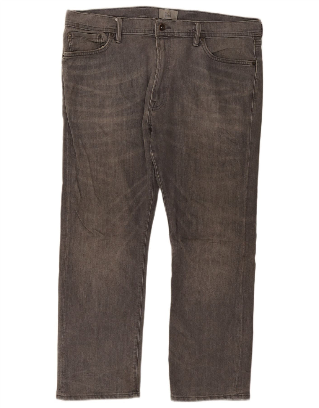 Jeans retos masculinos Marks & Spencer W40 L29 algodão cinza