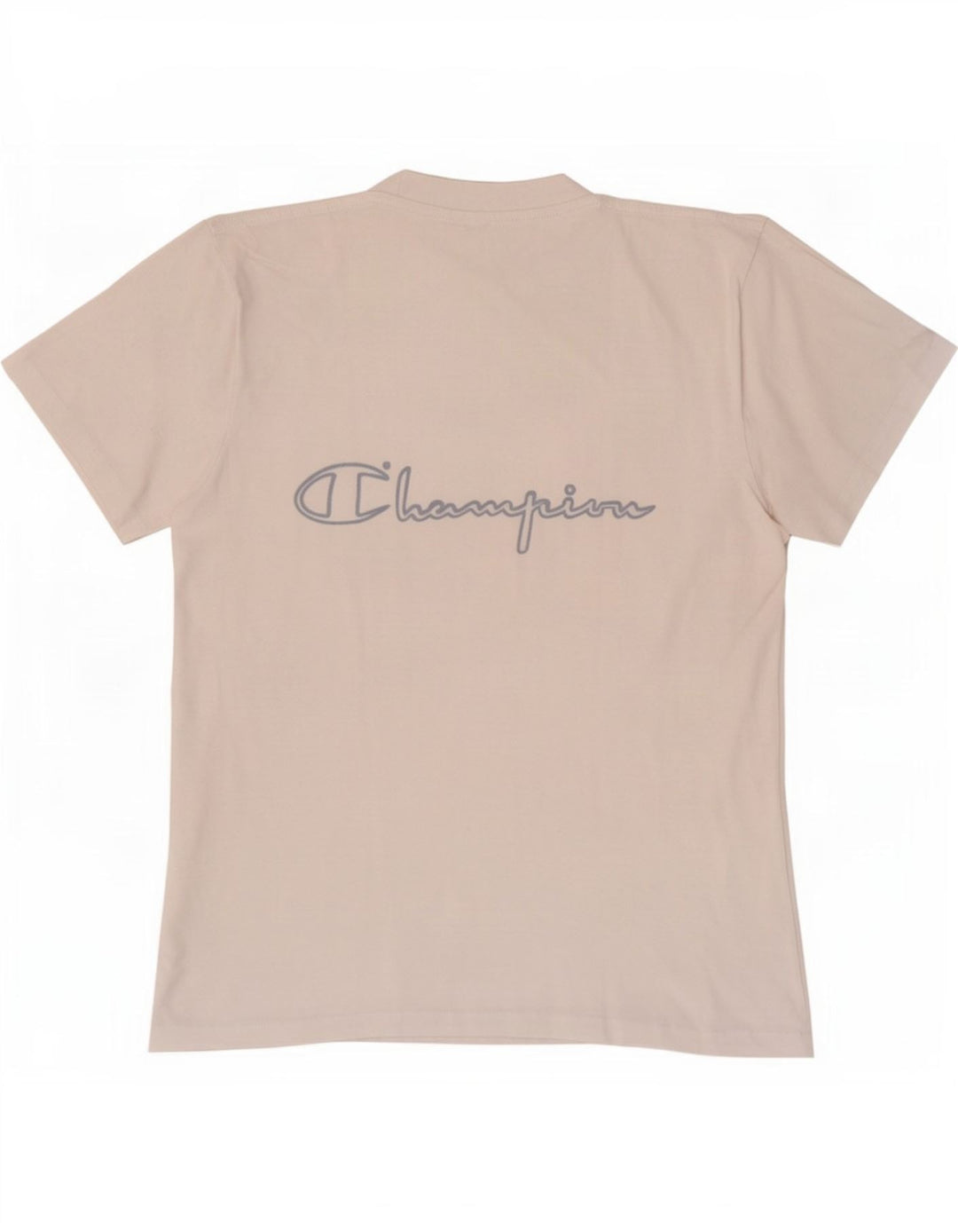 Camiseta masculina gráfica Champion pequeno algodão branco