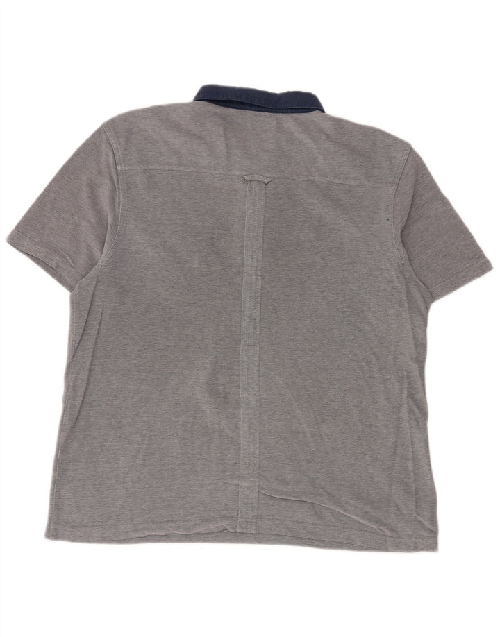 Camisa pólo masculina Fred Perry 2XL azul marinho