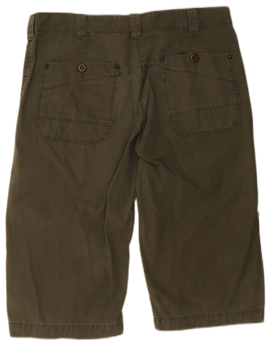 ZARA Mens Cargo Shorts EU 46 XL W36 Algodão Cáqui