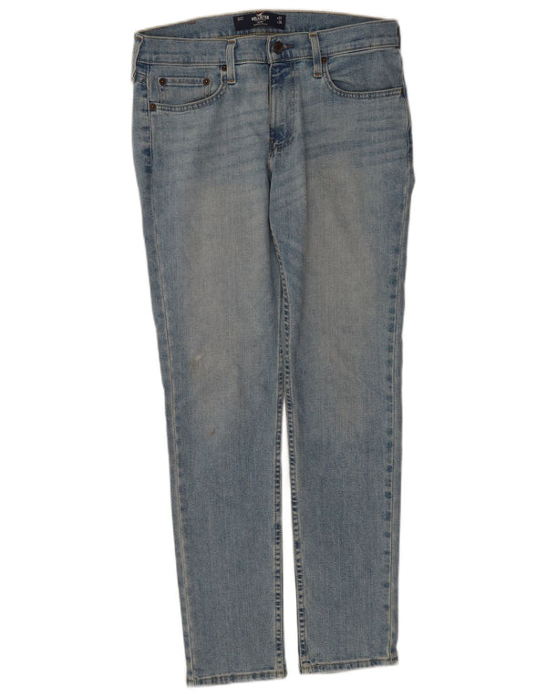 Hollister Mens Jeans Skinny W31 L30 Azul Algodão