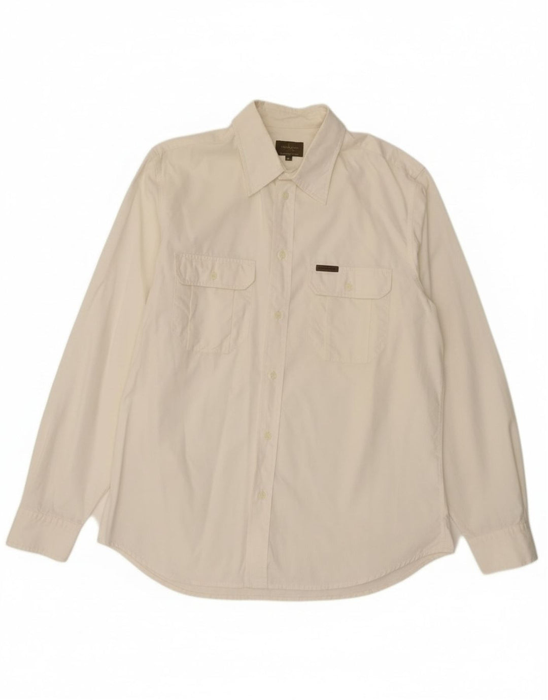 Camisa masculina Calvin Klein XL algodão branco