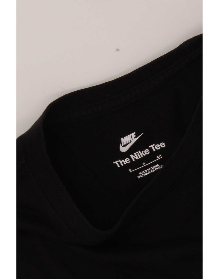 Camiseta masculina Nike Top pequeno algodão preto