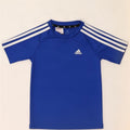 Camiseta Adidas Menino Aeroready Top 7-8 Anos Azul Poliéster